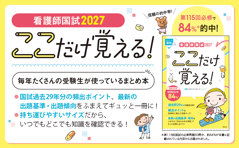 看護師国試2027 ここだけ覚える！ - 照林社