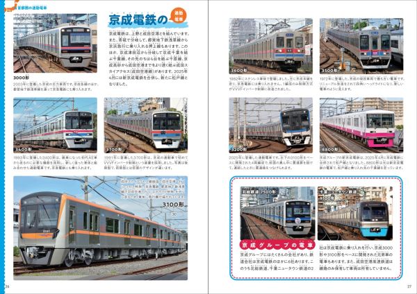 身近な通勤電車が全国から大集合！最新の情報にアップデートした