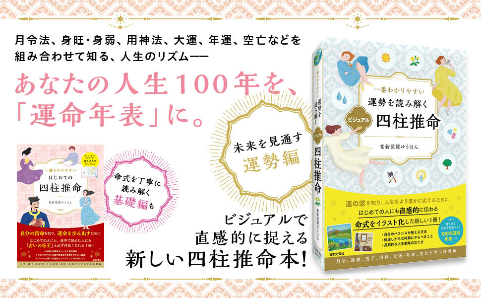 一番わかりやすい 運勢を読み解く ビジュアル四柱推命 - 株式会社日本