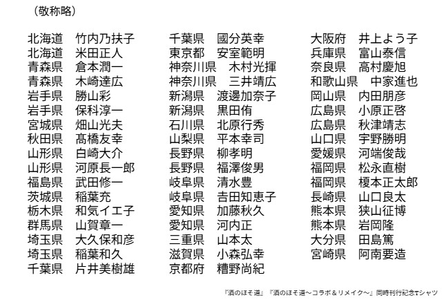 当選者発表】「酒ほそ＆酒ほそコラボ」同時刊行記念特製Tシャツ - 株式