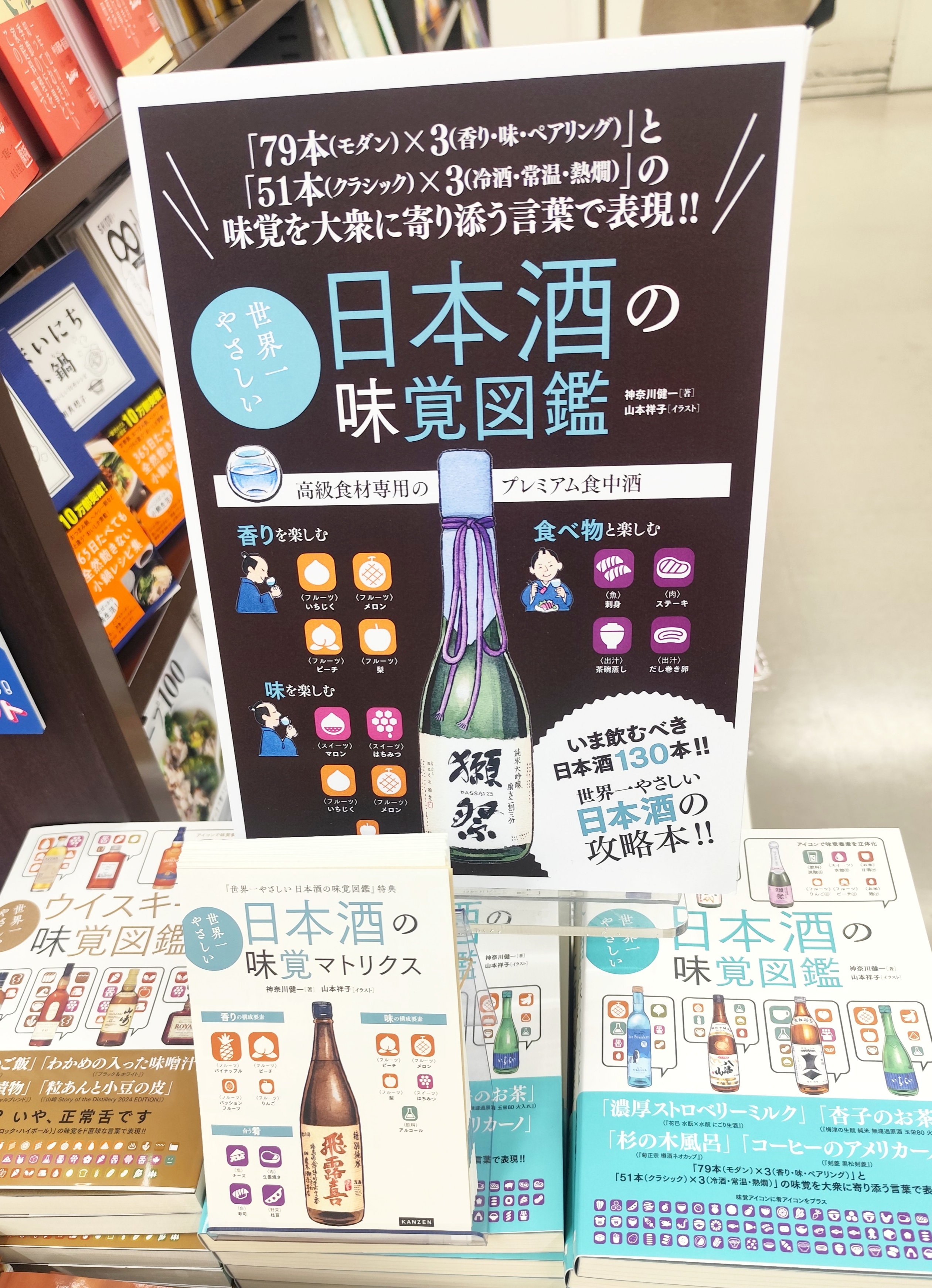 世界一やさしい日本酒の味覚図鑑』特典フリーペーパー配布書店一覧